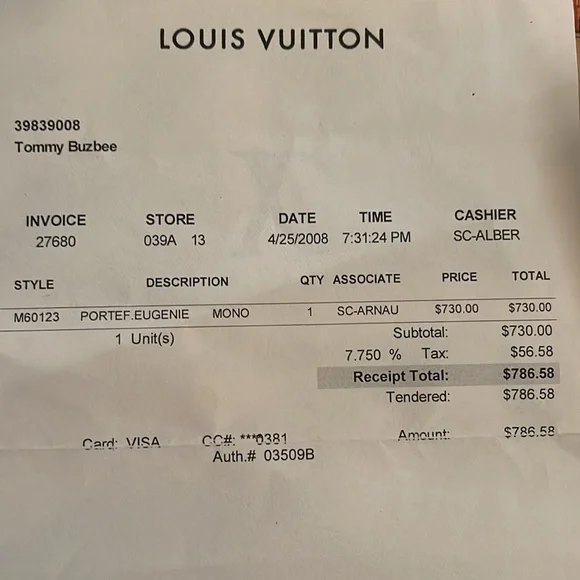 šLouis Vuitton Menās Black Sport Wallet. - Picture 7 of 11